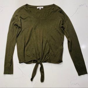 Madewell front tie shirt size XXS